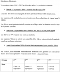Rentrée 2026