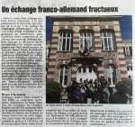 Echange franco-allemand