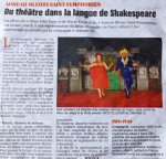 Spectacle en anglais - mars 2026